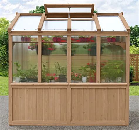 Costco is selling a cedar greenhouse for a very reasonable price, and it has us dreaming of planting a winter garden. . Costco cedar greenhouse